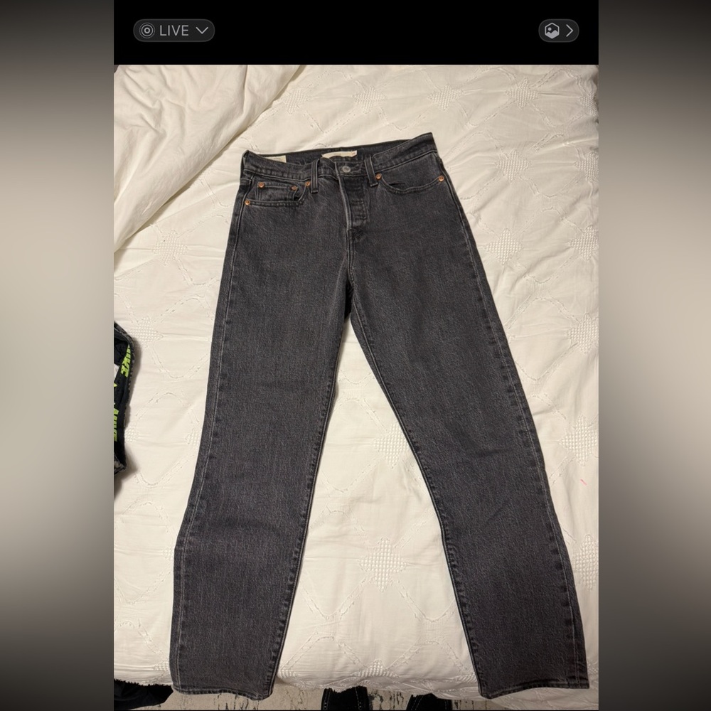 Levi's Women's Straight Leg Jeans - Dark Gray